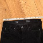 AG Adriano Goldschmied  Velvet Skinny Legging Pants Black Size 25 Photo 11