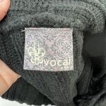 Vocal USA Size S / M Knit Sweater Vest Angora Rabbit Black Open Front Women’s Photo 2