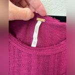 Free People  Womens Scoop Neck Dolman Sleeve Cinch Waist Lace Crop Blouse Size XS Photo 2