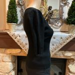 Dreamers Black  V-neck button-up sweater  Photo 3