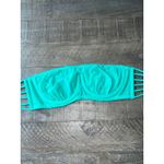 Victoria's Secret NWOT Teal Green  unlined Bandeau Yoga Strappy Detail size 36C‎ Photo 3