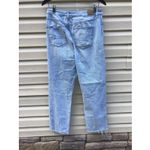 American Eagle  Mom Jean Blue Denim Size 10 Regular  Jeans‎ Distressed Photo 6