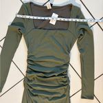 Windsor Olive Green Long Sleeve Dress Photo 6