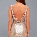 Lulus Gold Sequin Mini Dress Photo 2