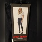 Celebrity Pink The Deb Organic Cotton Skinny Hi Rise Black Raw Hem Jeans NWT 503 Photo 2