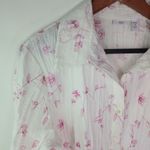 Apt. 9  2X White Pink Embroidered Cotton Dandilion Top Plus Photo 9