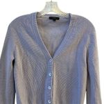 J.Crew  Light Purple Ribbed Cardigan Button Down V-Neck Size S Photo 1
