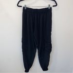 ZARA Black Cargo Pants Joggers XS *FLAWED, AS IS* Photo 3