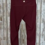 Lululemon  wunder under 25” leggings size 12 misty merlot Photo 2