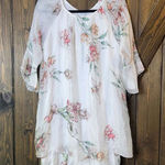 Tempo Paris  Floral Silk Blend Chiffon Mini Dress Photo 0