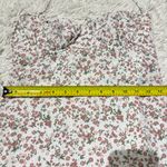 Princess Polly  Women’s Acer Floral Mini Dress White Pink size 4 Halter Coquette Photo 9