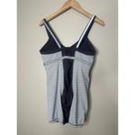 Lululemon Push Your Limits Tank Top Heathered Gray White 6 Yoga Run Shelf Bra Photo 4