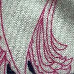 Talbots  Pink Paisley Cardigan Sweater Women’s SP Petite 3/4 Sleeve Knit Floral Photo 8