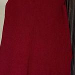 Eileen Fisher Dark Red Cowl Neck Sleeveless Tunic Sweater Small Yak Wool Photo 0