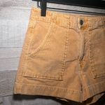 American Eagle  Tan Corduroy Super Stretch High Waisted Shorts Photo 1