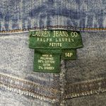 Ralph Lauren LAUREN  Jeans Denim High Rise Straight Leg Blue Cotton Size 14 P Photo 12