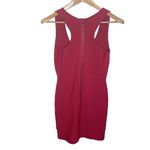 BCBGMAXAZRIA  Gisela rio red racerback bandage dress size M Photo 2