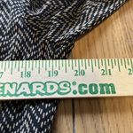 Chico's Black & Brown Shirt Sheer Sleeves Size 2 Business Casual Cottage Office Photo 6