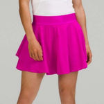 Lululemon Court Rival Perforated HR Skirt Long Size 4 Purple Highlight Photo 0