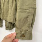 1 Sunset Lane Army Green Full Zip Utility Style Jacket Womens M Size M Photo 7