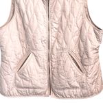 Old Navy  Quilted Puffer Vest XXL Plus Size 2X Cream Full Zip Up Lightweight Photo 8