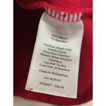 Talbots V-Neck Jersey Top Shirt Women 3X Petite Red Stretch Comfort Long Sleeve Photo 4