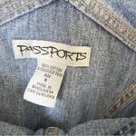Vintage Y2K Passport Small Cropped Overalls Cotton Blue Size undefined Photo 5
