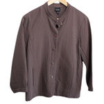 Eileen Fisher Eileen‎ Fischer Lightweight Brown Jacket Size Small Photo 0