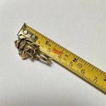 Bubble Bee In Skirt & Hat Gold Tone Pin Funny Novelty Brooch Photo 2