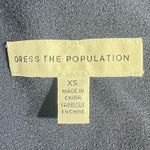 Dress the Population  Tiffany One-Shoulder Midi Dress Women's XS Blue NWOT Photo 3