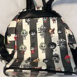 Lounge Fly  Black and White Striped Beetlejuice Beetlejuice Backpack EUC Photo 7
