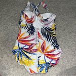 Calia Floral one piece bathing suit size 12 White Photo 2
