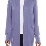 ✨Stylus Womens Long Sleeve Open Front Purple Sz XS Cardigan✨ Photo 0
