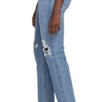 AGOLDE WILDER RIPPED KNEE RELAXED FIT STRETCH Classic Blue Jeans ICONIC 5 pocket Photo 2
