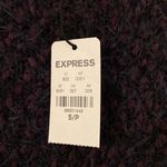 EXPRESS  Sweater size S  length 29” bust 36” color black purple see picture Photo 2