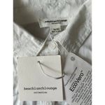 Beach Lunch Lounge Womens White Button Front Shirt Size M Photo 4