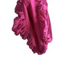 Theory FUCHIA ONE SHOULDER SILK PLEATED MINI DRESS- COCKTAIL PARTY / EVENING WEAR Photo 8