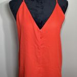 Versona Red Spaghetti Strap Blouse Size Medium Photo 0