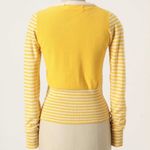 Anthropologie Sparrow EUC Yellow and White Striped Sweater Size M Photo 1