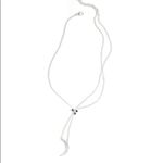 Shiraleah x Anthropologie | Silver Moon Lariat Boho Style Necklace Photo 1