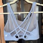 Lululemon  Free To be serene sports bra strappy misty moon periwinkle Photo 0