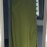 Cozyease Women's Short Sleeve Maxi Dress Tie Front Dress Summer Casual Green Size M Photo 1