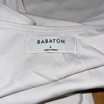 Aritzia Babaton Womens V-Neck Criss-Cross Back Sleeveless One-Piece Bodysuit Sto Photo 4