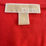 Michael Kors Bright Coral Multi-Media V-Neck Sleeveless Top Size Small Photo 5
