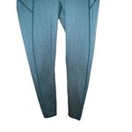 Under Armour  Teal Patterned HeatGear Mid-Rise Ankle Leggings Women's Small Photo 2