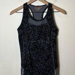 Athleta Stardust Spinnerette Workout Tank Top w/ Bra Zipper Pocket Mesh Cut Out Photo 0