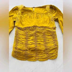 Free People  On Point Lace Top in Green Size XS NWOT $98 Photo 2