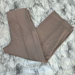 Ann Taylor  Tan Wide Leg Pants Pull On Stretch Size small high rise career office Photo 0
