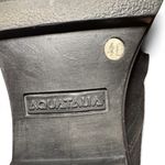 Aquatalia  Women’s Black Suede faux Fur Lined Tall Boots Size 40 Waterproof Italy Photo 6