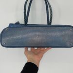 289 By Sara Giunti‎ Womens Denim Like Tote Shoulder Bag Blue Photo 5
